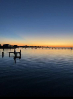 That sunset! Pool on the waters edge